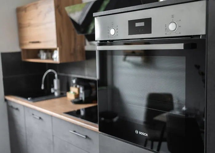 1-4 Gaeste Wohnung W-Lan, Netflix, Amazon, Parken, Arbeitsplatz, 24H Check In ,Vollausgestattet Kueche, Handtuecher Seife U,V,M Fuer Geschaeftsreisende, Paare, Familien ,